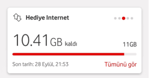 TÜM HATLARDA GEÇERLİ HEDİYE İNTERNET 2026