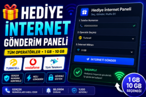 Korumalı: Turkcell, Vodafone ve Türk Telekom kullanıcılarına internet paketi gönder!